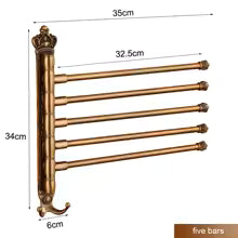 Porte-Serviettes Pivotant Antique — Multi-Barres