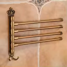Porte-Serviettes Pivotant Antique — Multi-Barres