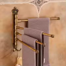 Porte-Serviettes Pivotant Antique — Multi-Barres