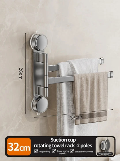 Porte-Serviettes Sans Perçage Rotatif 180°
