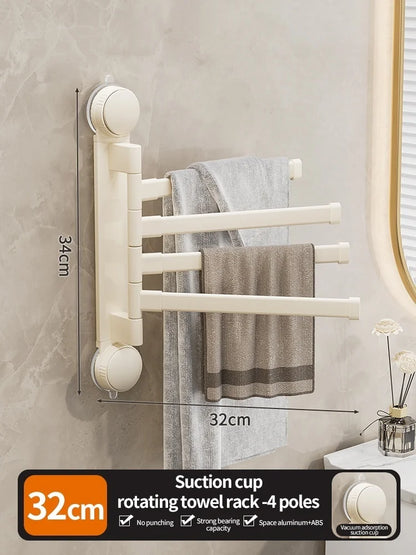 Porte-Serviettes Sans Perçage Rotatif 180°