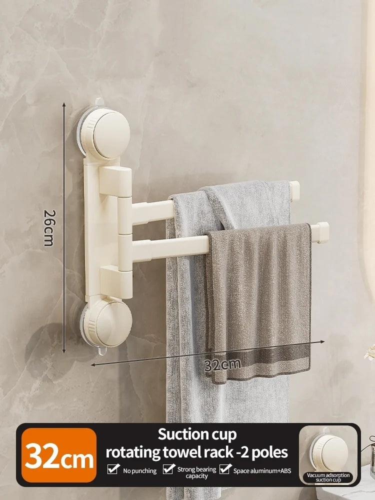 Porte-Serviettes Sans Perçage Rotatif 180°